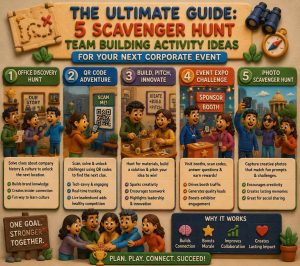 The Ultimate Guide: 5 Scavenger Hunt Team Building Activity Ideas for Your Next Corporate Event
