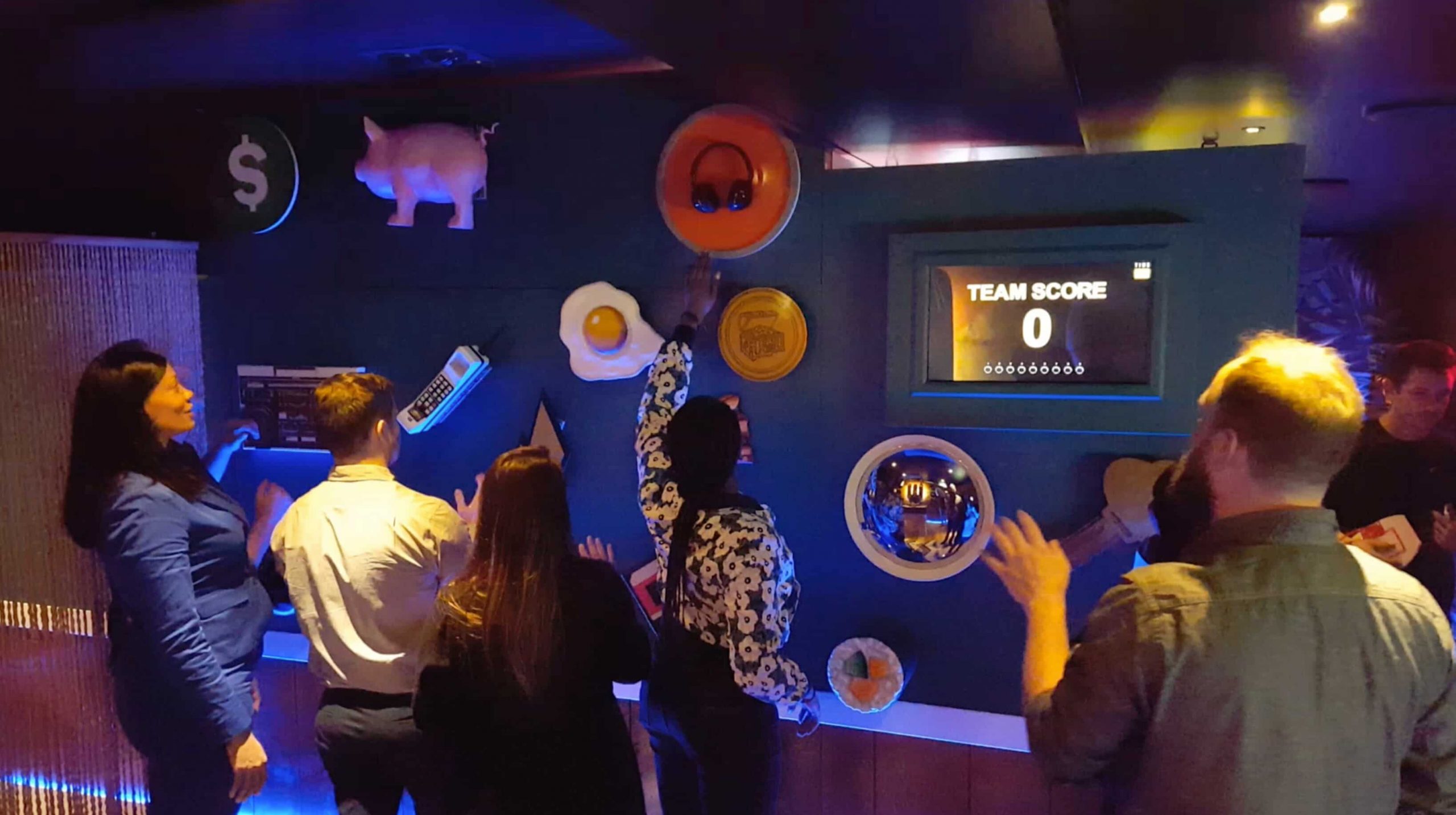 Interactive Reaction Wall experience