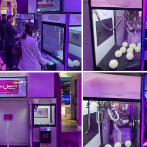 Claw machine trade show experience