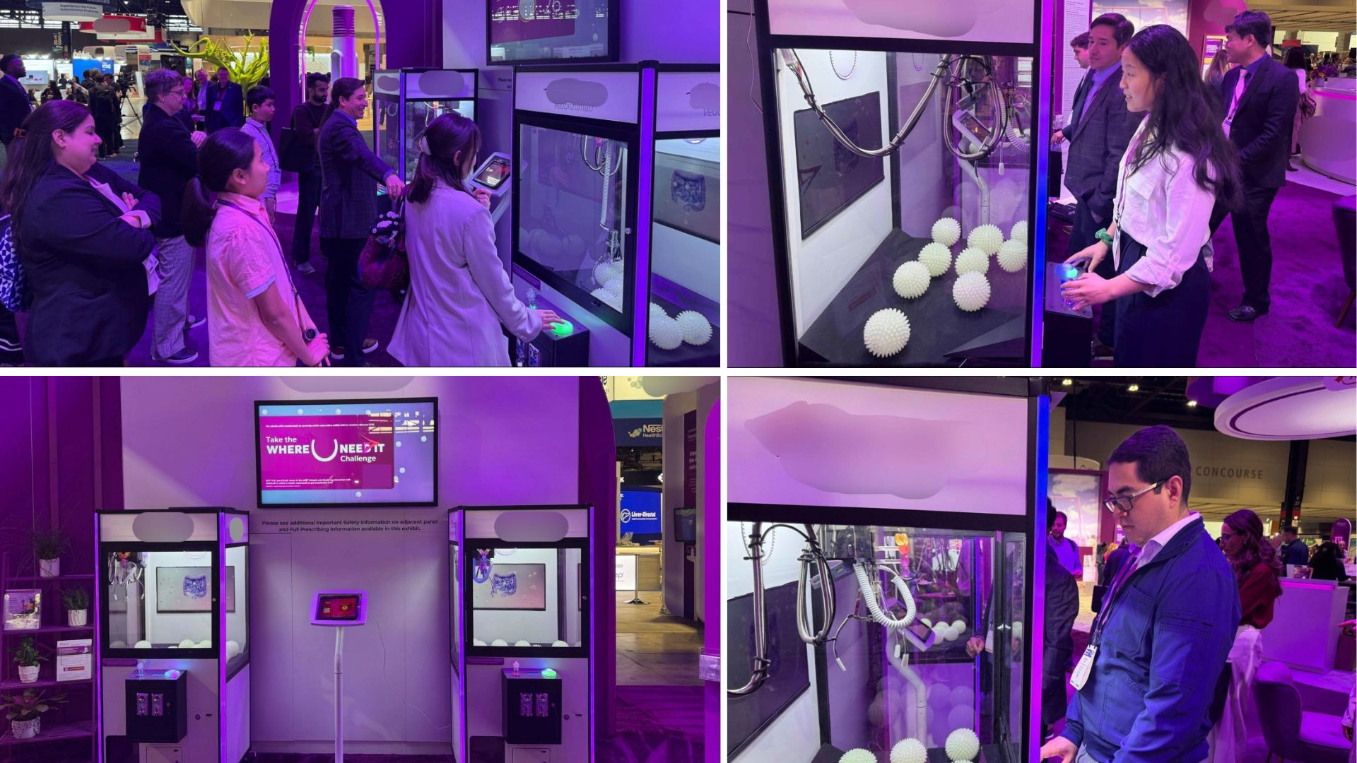 Claw machine trade show experience