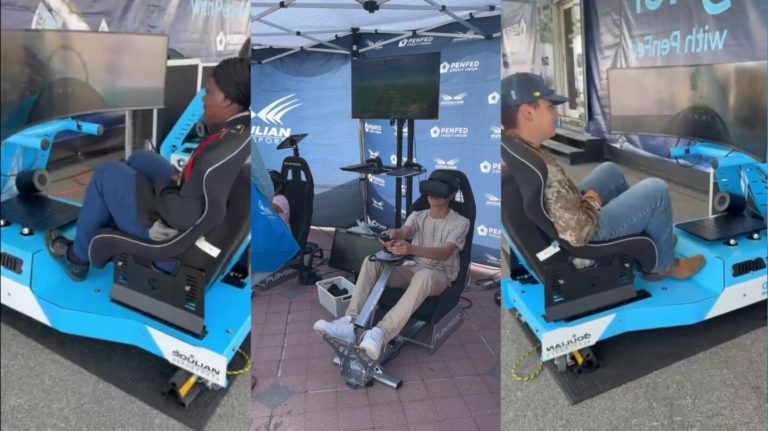 Flight Simulator Brand Activation for PenFed Credit Union