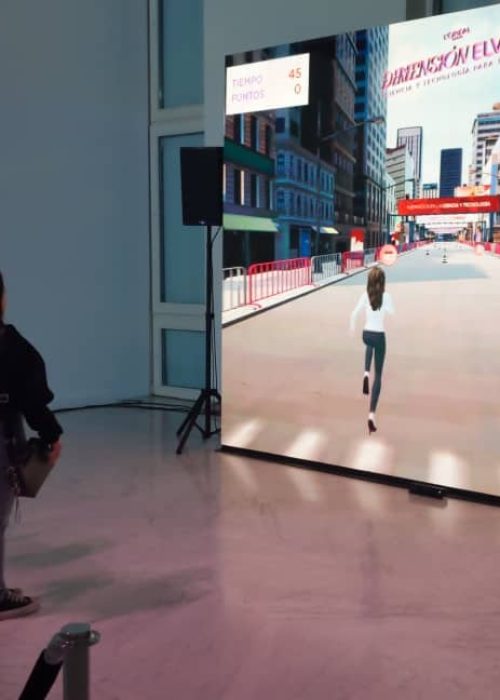 interactive motion-based gaming experience