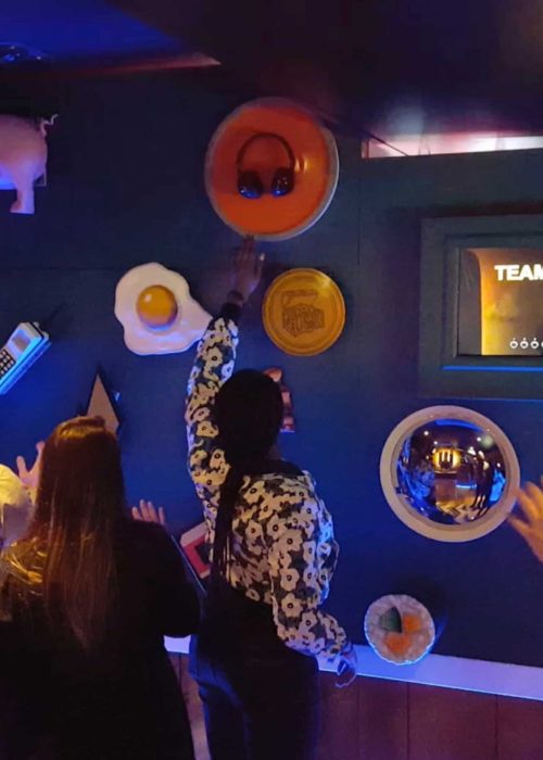 Interactive Reaction Wall experience